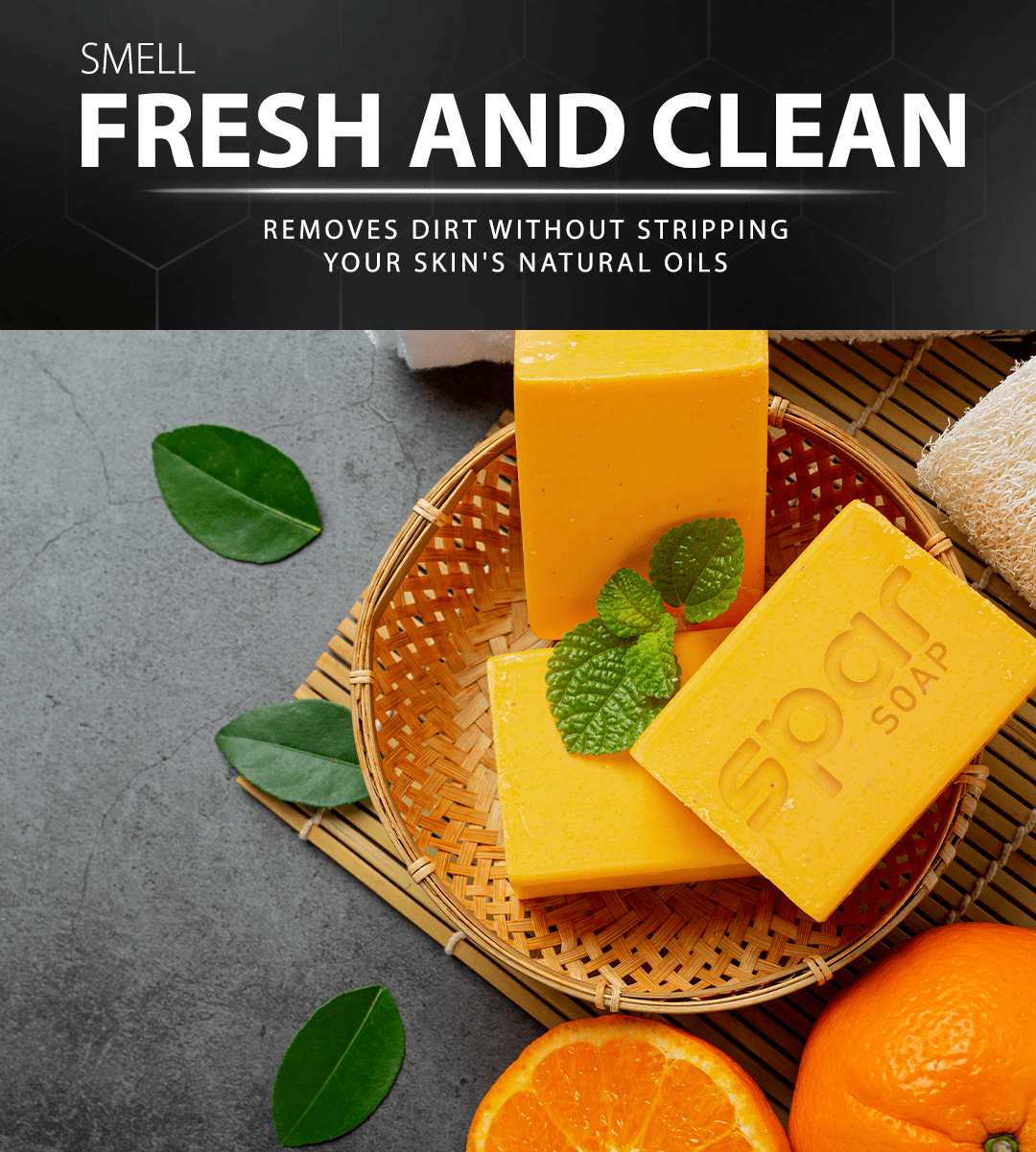 Citrus Bar 3 - Pack - Spar Soap | Natural Soap for Combat Athletes