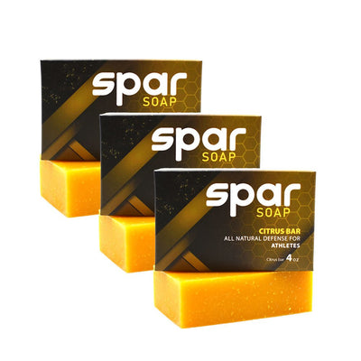 Citrus Bar 3 - Pack - Spar Soap | Natural Soap for Combat Athletes