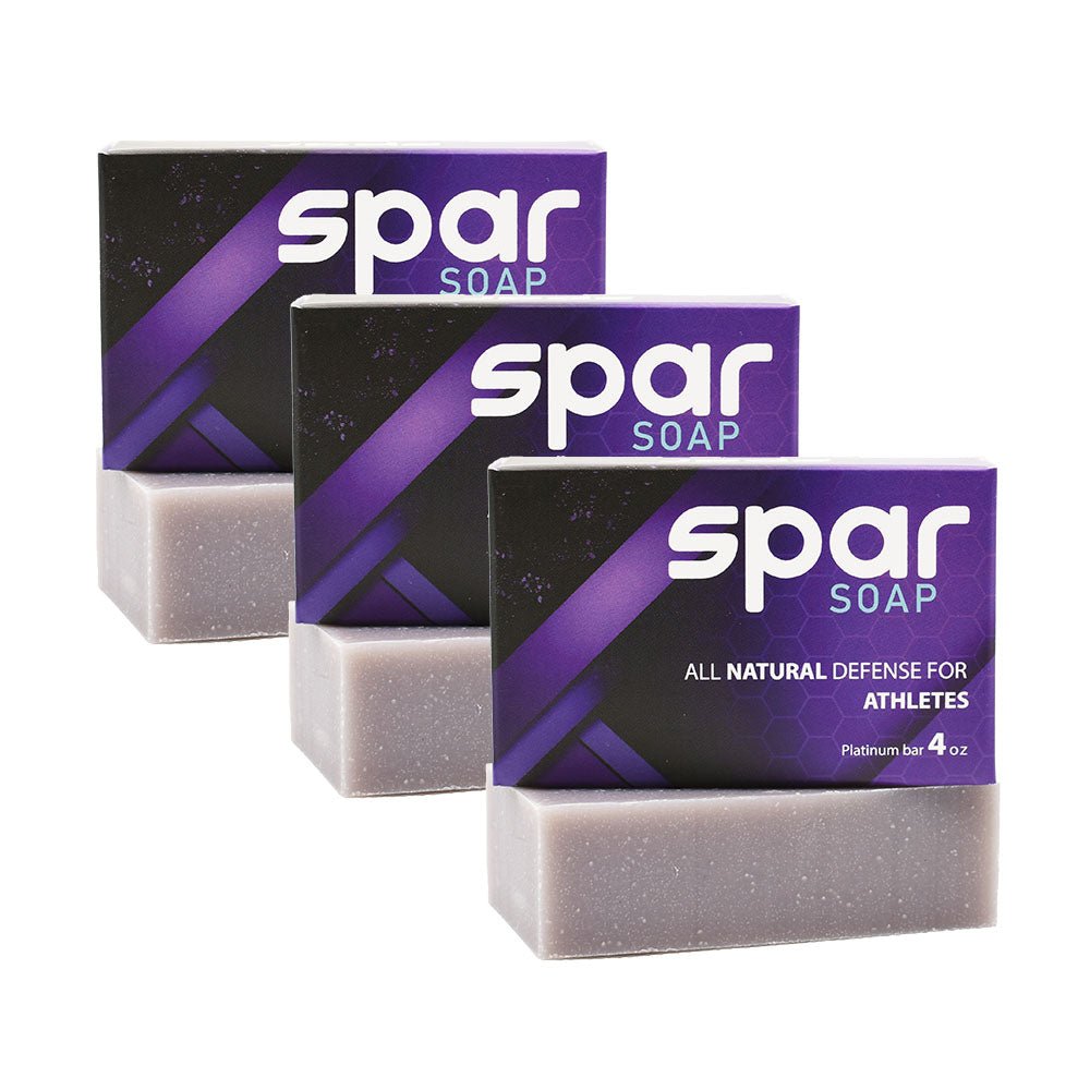 Platinum Bar 3 - Pack - Spar Soap | Natural Soap for Combat Athletes