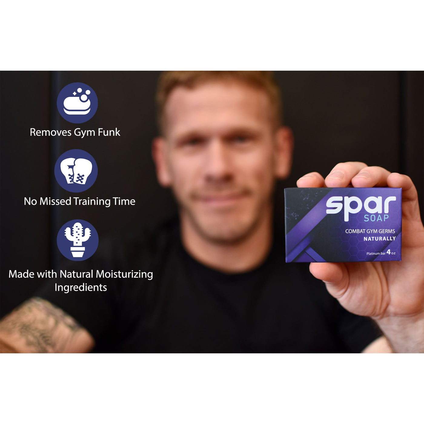 Platinum Bar - Spar Soap | Natural Soap for Combat Athletes